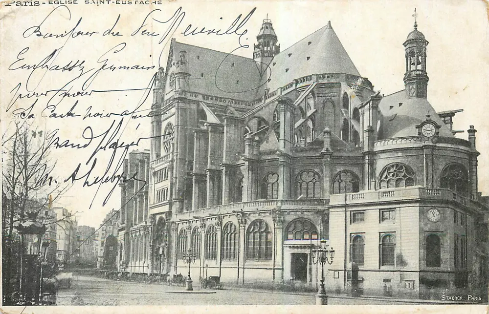 Paris - Igreja de São Eustáquio — Staerck, Paris - Frente