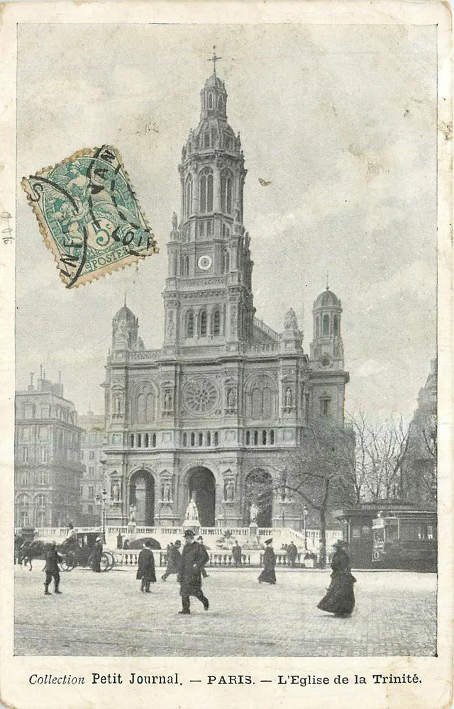 Paris — L'Église de la Trinité — Collection Petit Journal - Recto