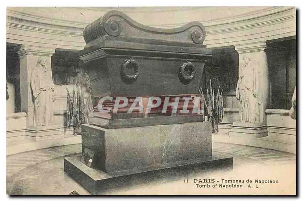 Paris - Túmulo de Napoleão — editor A.L. - Frente
