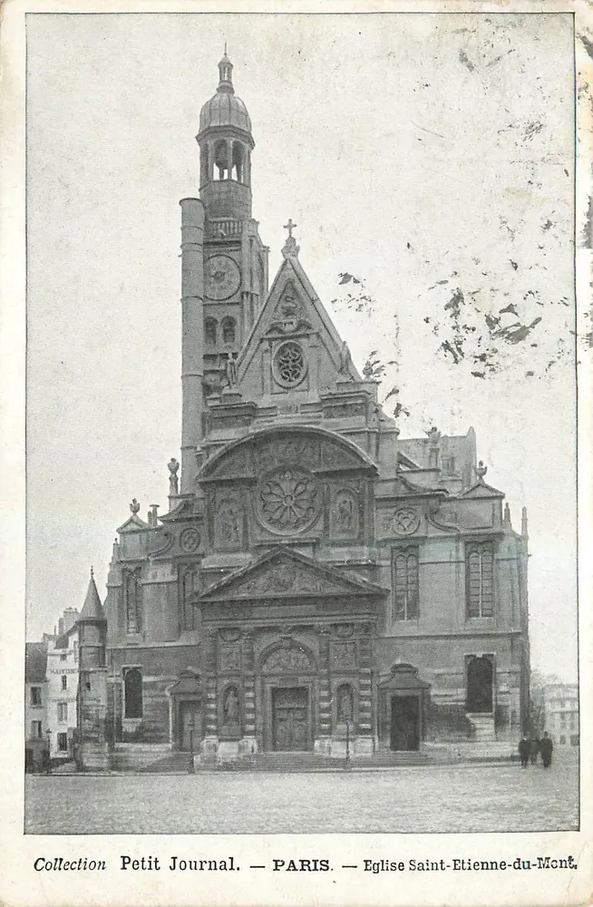 Paris — Kirche Saint-Etienne-du-Mont — Sammlung Petit Journal - Vorderseite