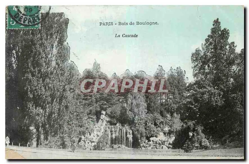 Paris - Bois de Boulogne. A Cascata — CPAPHIL - Frente