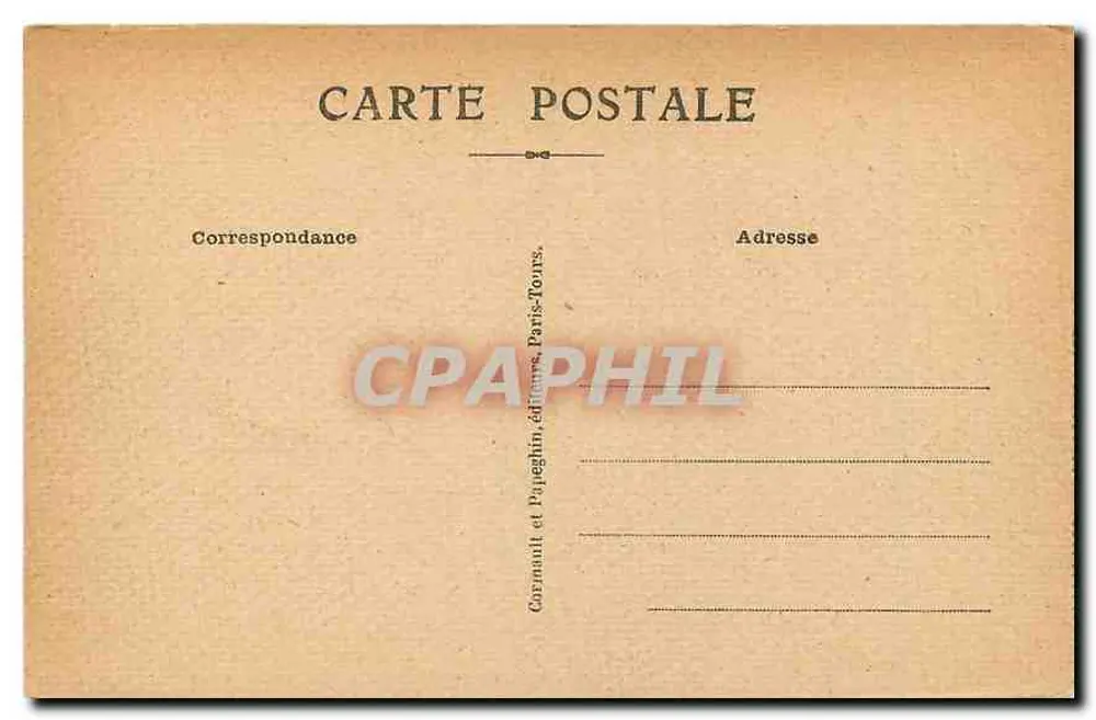 Paris — Rathaus und Brücke Arcole — Cormann et Pajeghin, Verleger - Rückseite
