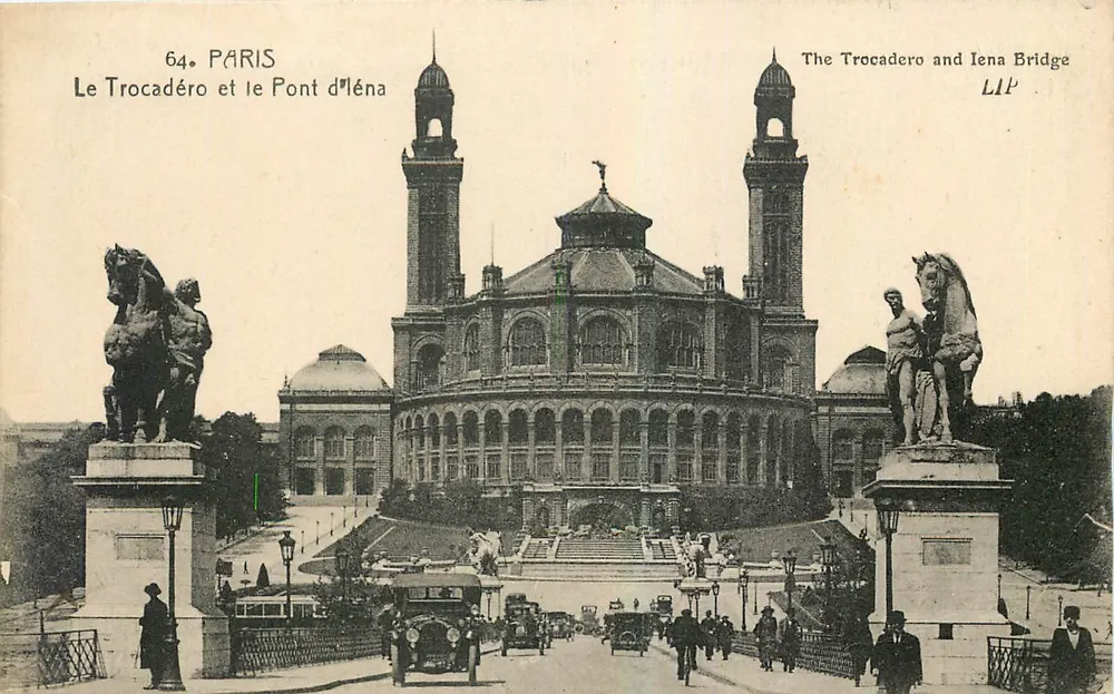 Le Trocadéro et le Pont d'Iéna — Paris — Éditions Artistiques LIP - Recto