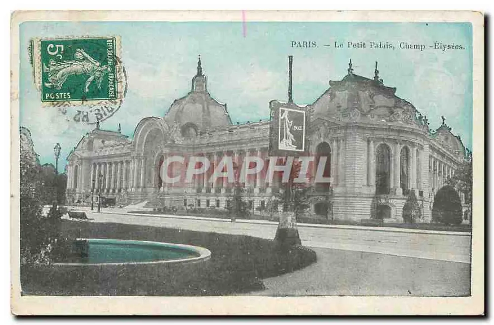 PARIS — O Petit Palais, Champs-Élysées — editor Doul - Frente