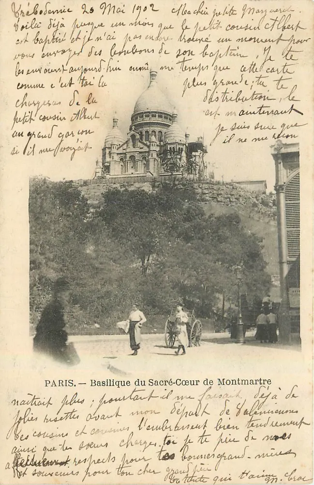 Paris — Basilique du Sacré-Cœur de Montmartre — éditeur inconnu, n° de série non visible - Recto