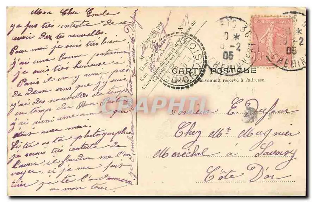 Portes du Carrousel (Côté quais) — Paris — éditeur Albert Mie - Verso