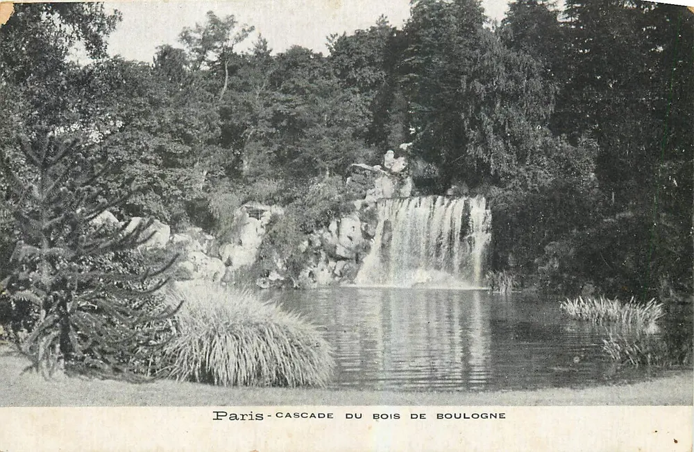 Parigi - Cascata del Bois de Boulogne — editore non visibile - Recto