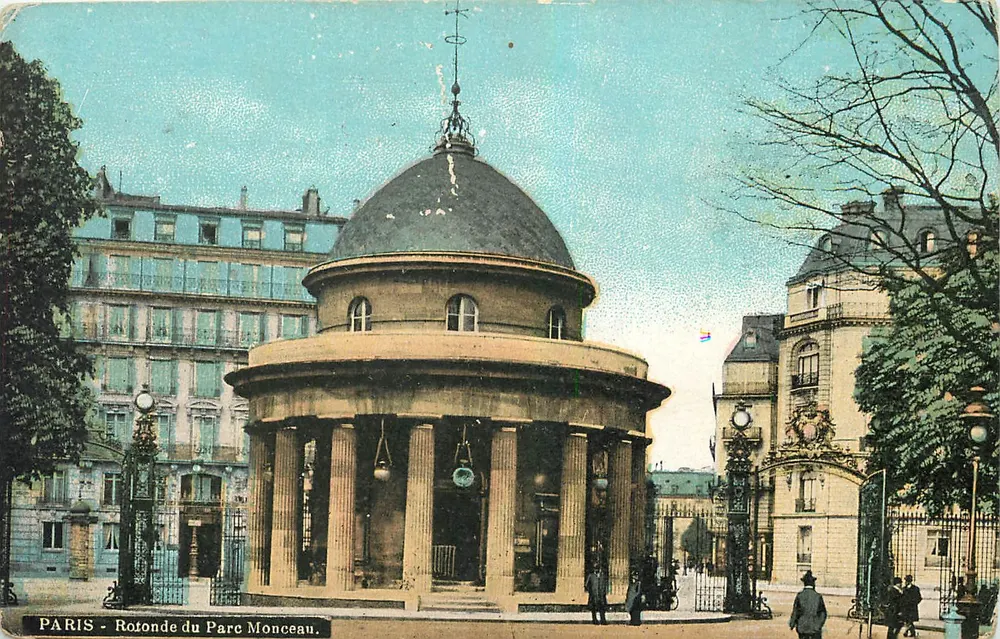 Paris - Rotonda do Parc Monceau - Frente