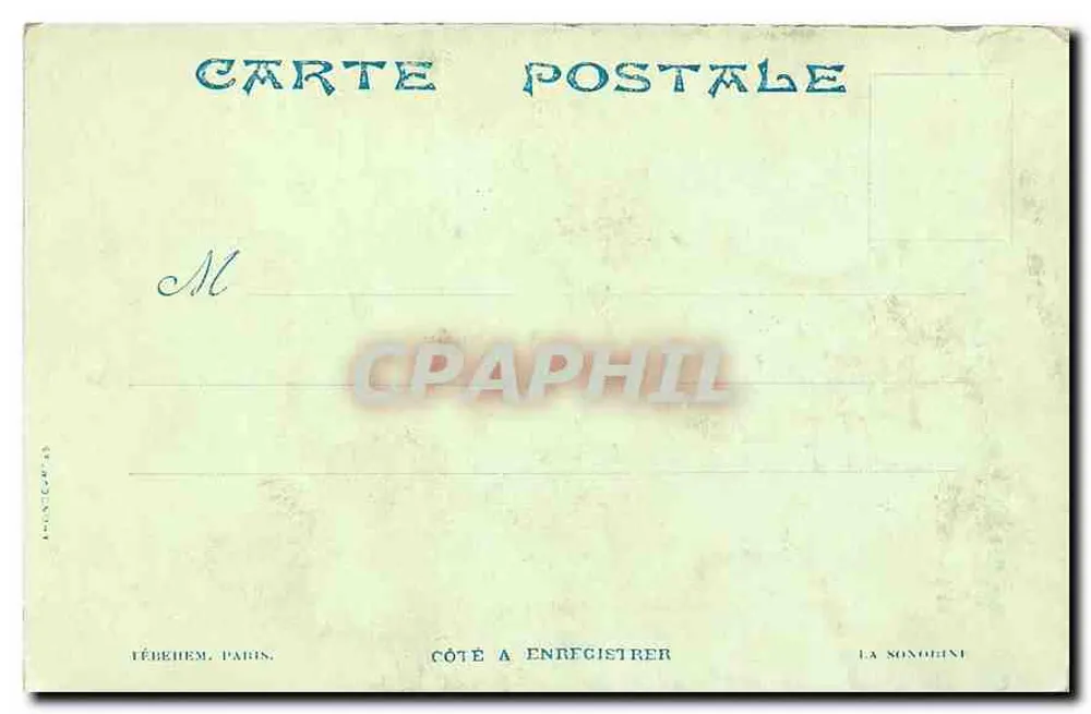 Paris — O Hôtel de Ville — Editor Tébèhem, n°21 - Verso