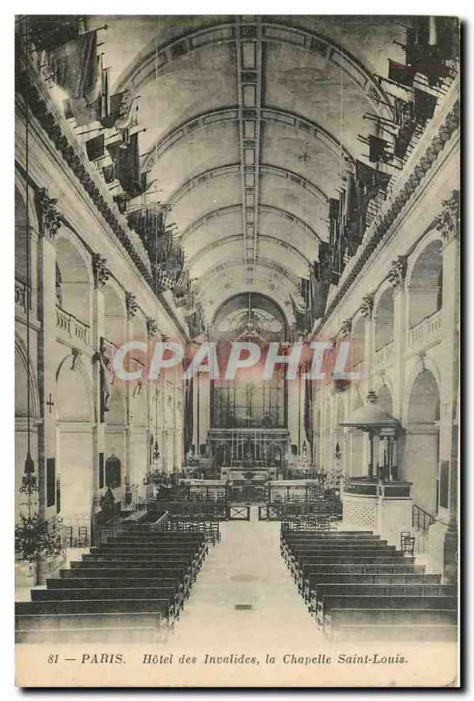Paris — Hôtel des Invalides, die Kapelle Saint-Louis — 81 - Vorderseite
