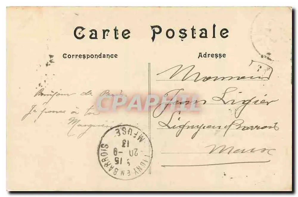 Paris - Kirche und Militärkrankenhaus Val-de-Grâce — M. J. éditeur, n° 43 - Rückseite