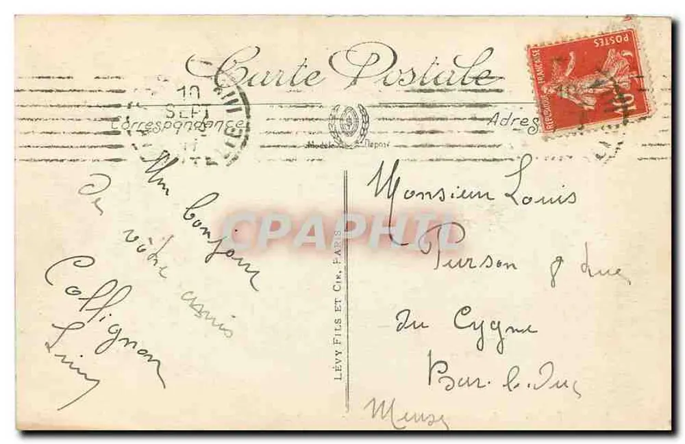 Paris — Blick auf das Trocadéro, aufgenommen unter der Eiffelturm — LL. — Nr. 1434 - Rückseite