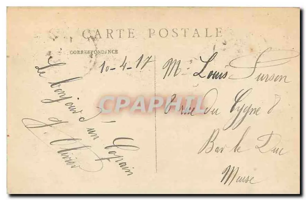 Paris — O Sagrado Coração — M. J. n° 657 - Verso
