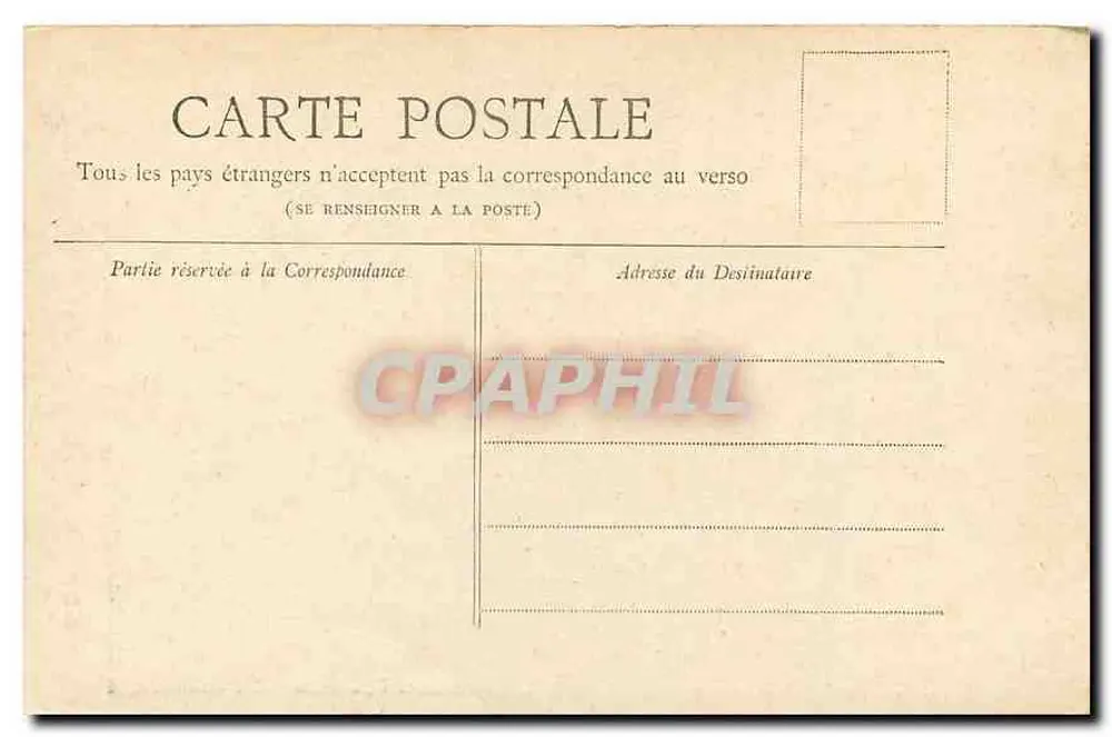 Paris — O Panteão — Coleção Petit Journal - Verso