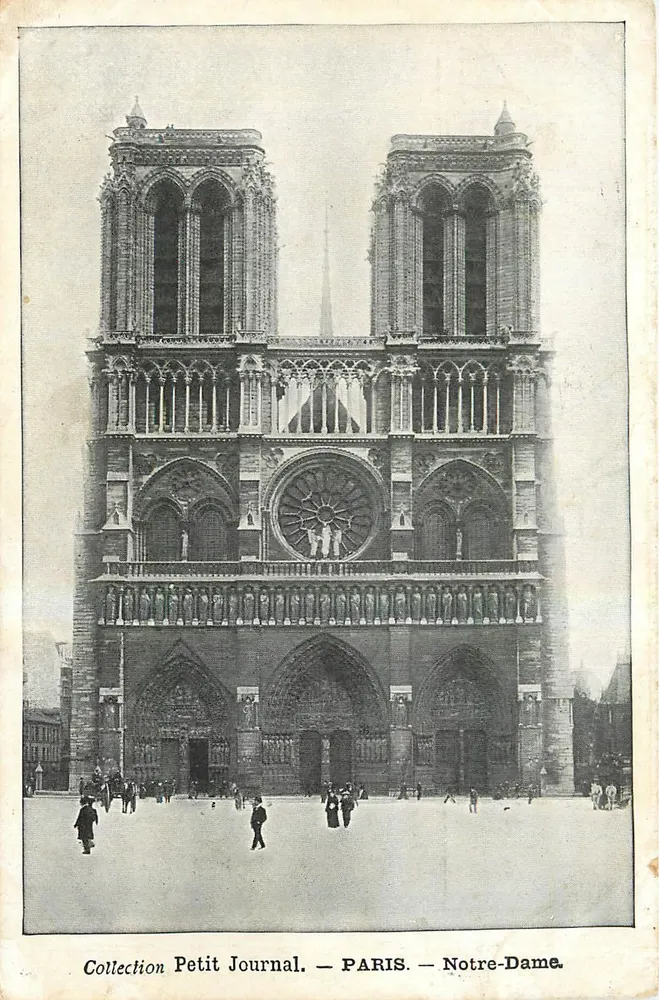 Nossa Senhora — Paris — Coleção Petit Journal - Frente