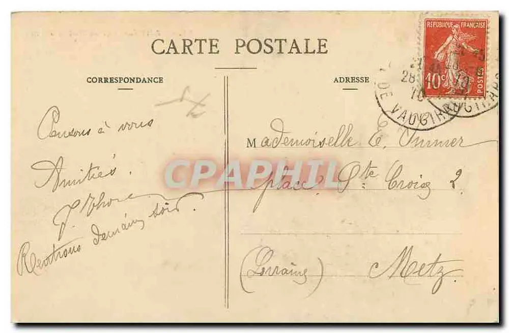 Paris — Igreja de Notre-Dame — Editor desconhecido, n° 31 - Verso