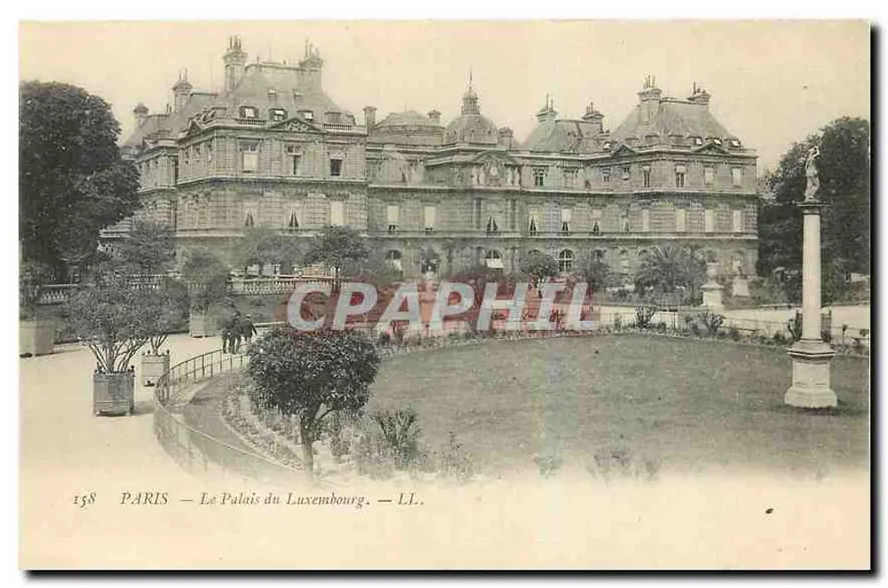Parigi — Il Palazzo del Luxembourg — L.I. — L'Imprimerie Nouvelle Photographique, Parigi - Recto