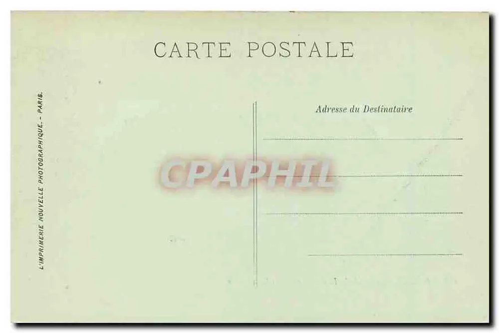 Parigi — Il Palazzo del Luxembourg — L.I. — L'Imprimerie Nouvelle Photographique, Parigi - Verso