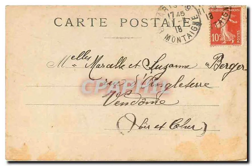 Parigi — Chiesa di San Vincenzo de Paoli — editore non identificato - Verso