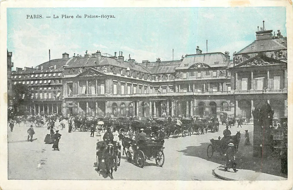 Paris — A Place do Palais-Royal — J.C. Paris - Frente