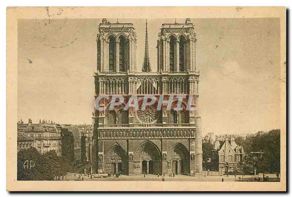 Notre-Dame de Paris — fachada principal — AP, n° 186 - Frente