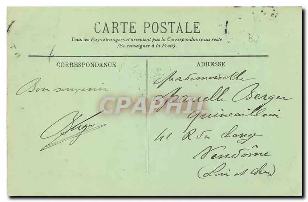PARIS. — Notre-Dame e o Ponte — LL. — Editor LL, n° 138 - Verso