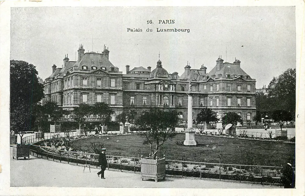 Palais Luxembourg — Parijs — uitgever ADOLPHE, 16 - Voorkant