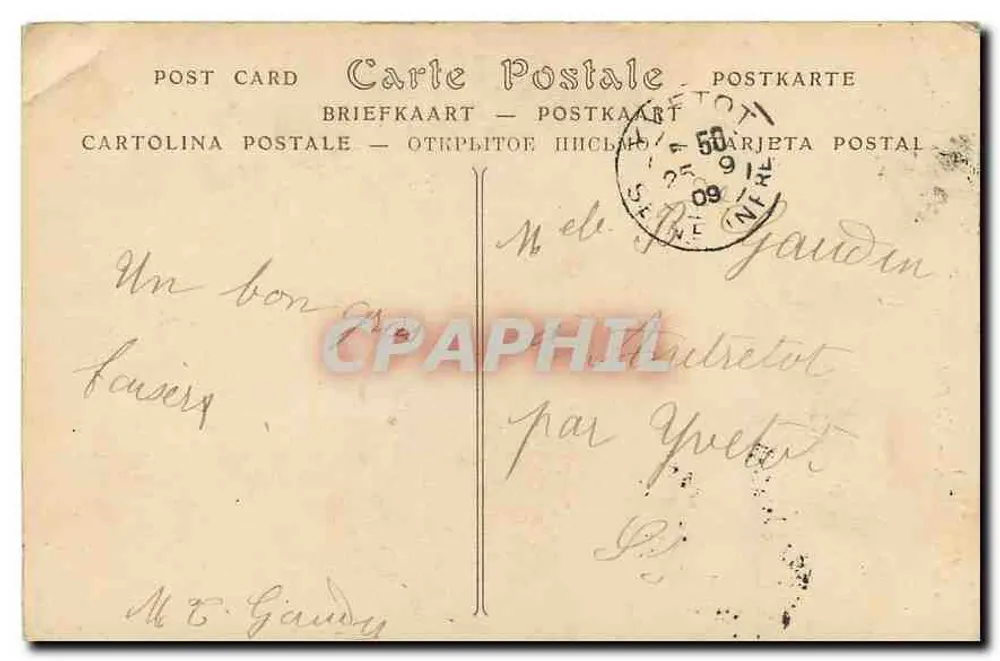 Paris — A Santa Capela — ND Pbot. - Verso
