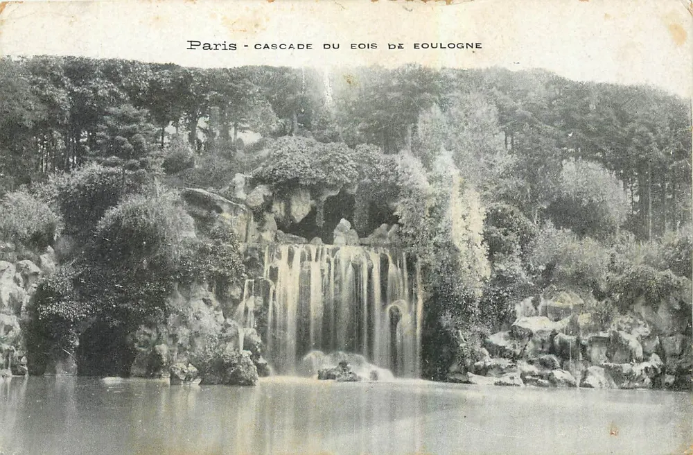 Paris - Cachoeira dos Eois de Eoulogne — editor não identificado, número de série não visível - Frente