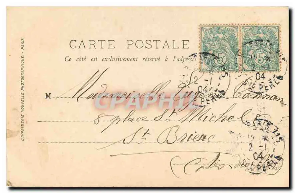 Paris — A Estátua da República, por Dalou — A Nova Imprensa Fotográfica - Verso