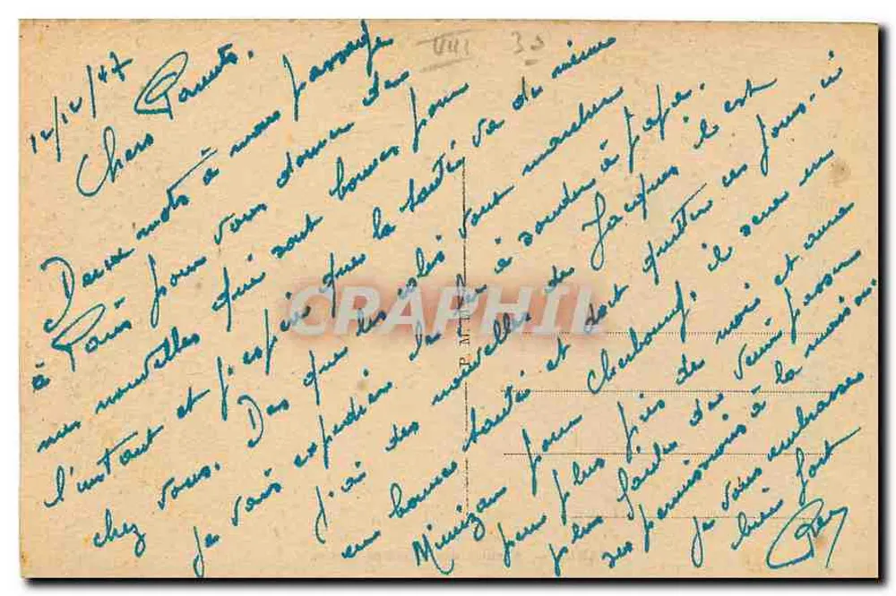 PARIS — Avenue des Champs-Élysées — Editora: C. G. P. (nº 35) - Verso