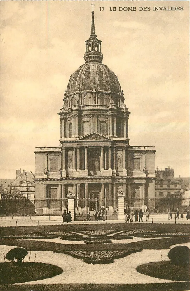 O Domo dos Invalidos — Paris — Edição da Sociedade dos Amigos do Museu da Armada - Frente