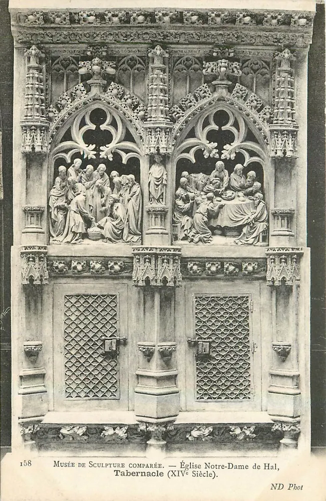 Tabernáculo — Igreja Nossa Senhora de Hal, século XIV — ND Phot, n° 158 - Frente