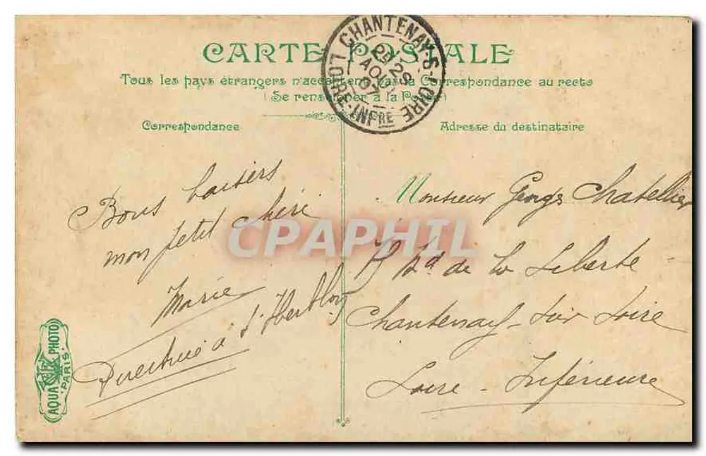 पेरिस - सेंट-विन्सेंट-दे-पॉल के चर्च — प्रकाशक AQUA PHOTO PARIS - पीछे