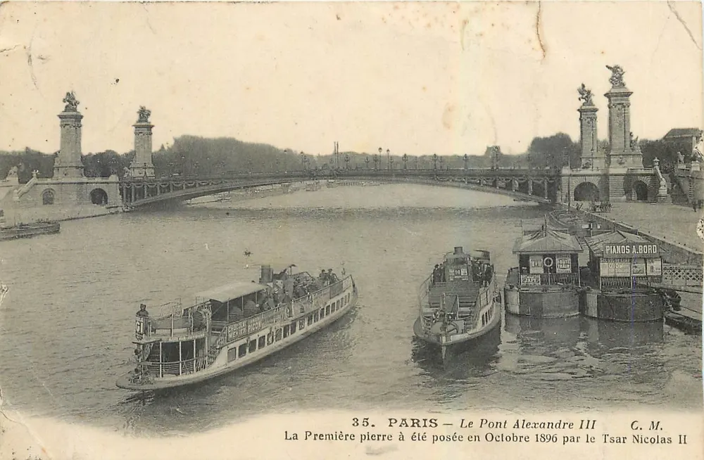 Paris — Le Pont Alexandre III — éditeur C.M. n°35 - Frente