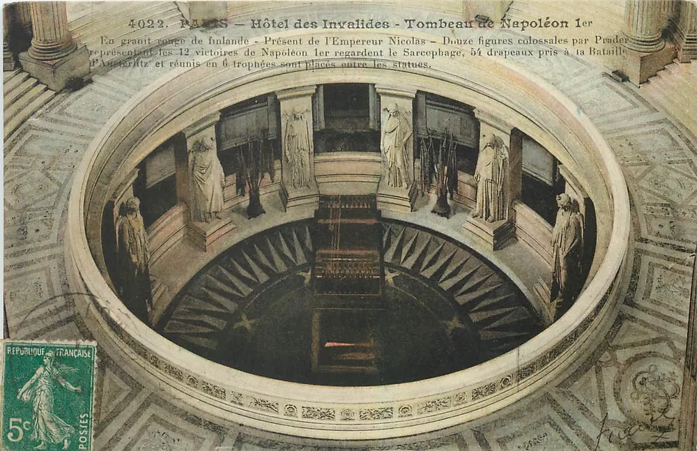 Paris - Hôtel des Invalides - Tombeau de Napoléon Ier — éditeur anonyme, n° de série 4022 - Recto