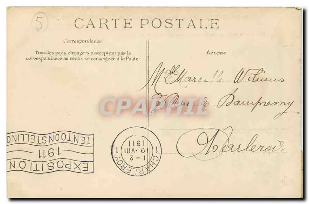 Paris - Hôtel des Invalides - Tombeau de Napoléon Ier — éditeur anonyme, n° de série 4022 - Verso