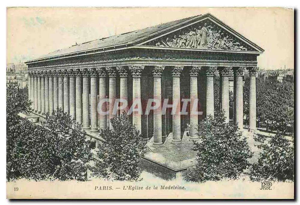 Paris — A Igreja da Madeleine — JPD Phot. - Frente