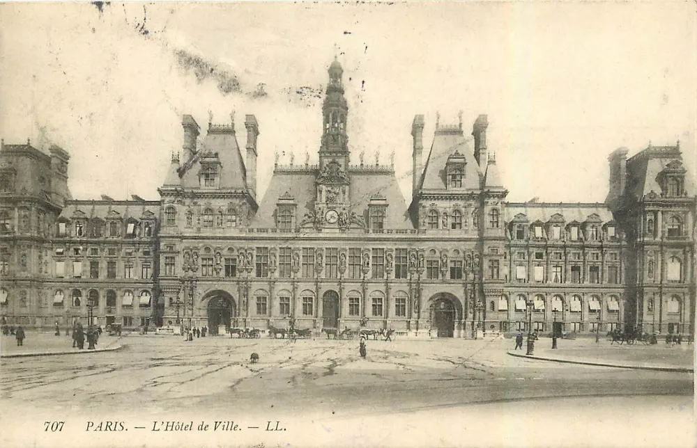 Paris — O Hotel de Ville — LL. n°707 - Frente