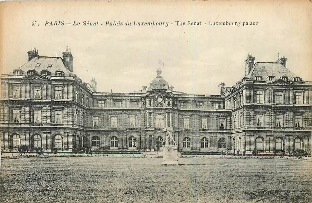 PARIS — Le Sénat — Palais du Luxembourg — The Senat — Luxembourg palace - Recto