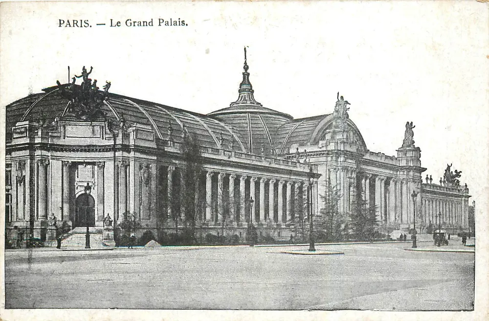 Parijs — Het Grote Paleis — Uitgever onbekend, serie-nummer niet zichtbaar - Voorkant