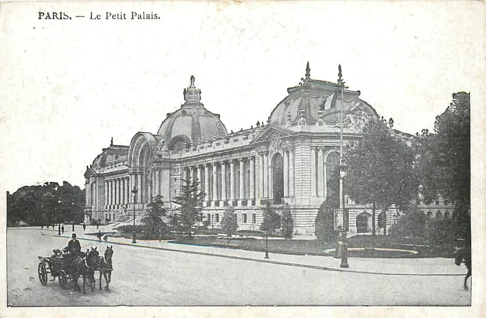 Paris — O Pequeno Palácio — Editor não identificado, número de série não visível - Frente