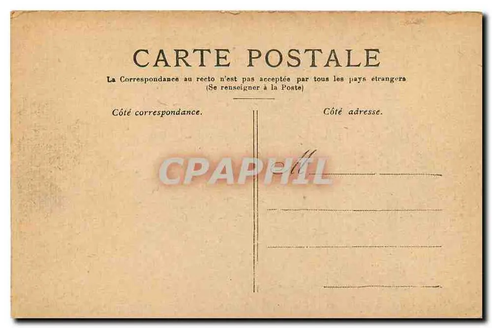 Paris — O Hotel de Ville — Editor não visível - Verso