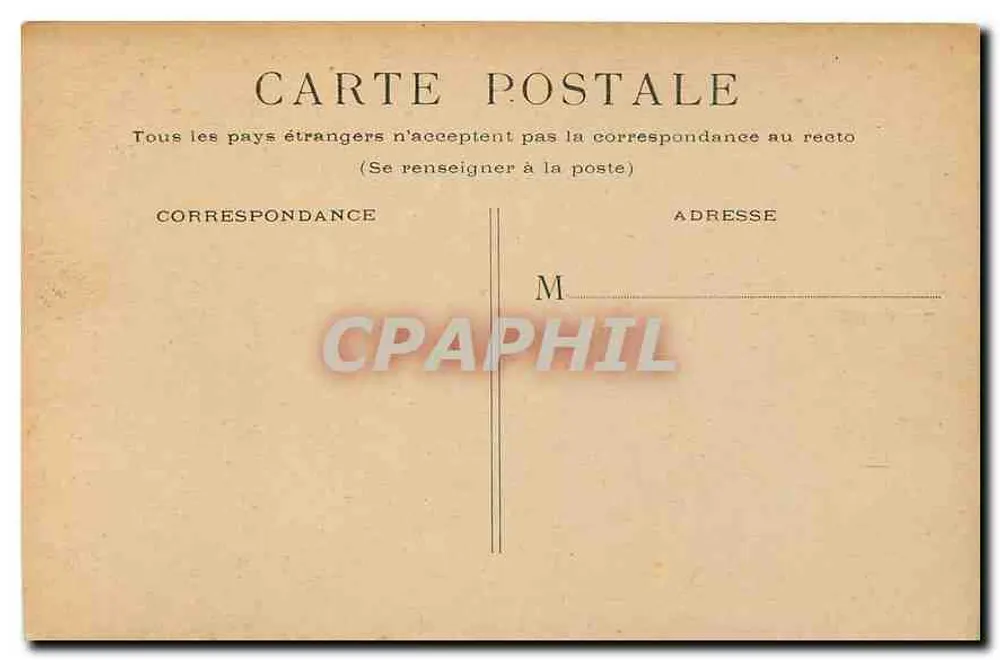 Paris - Invalides — editor desconhecido, n° de série 5 - Verso
