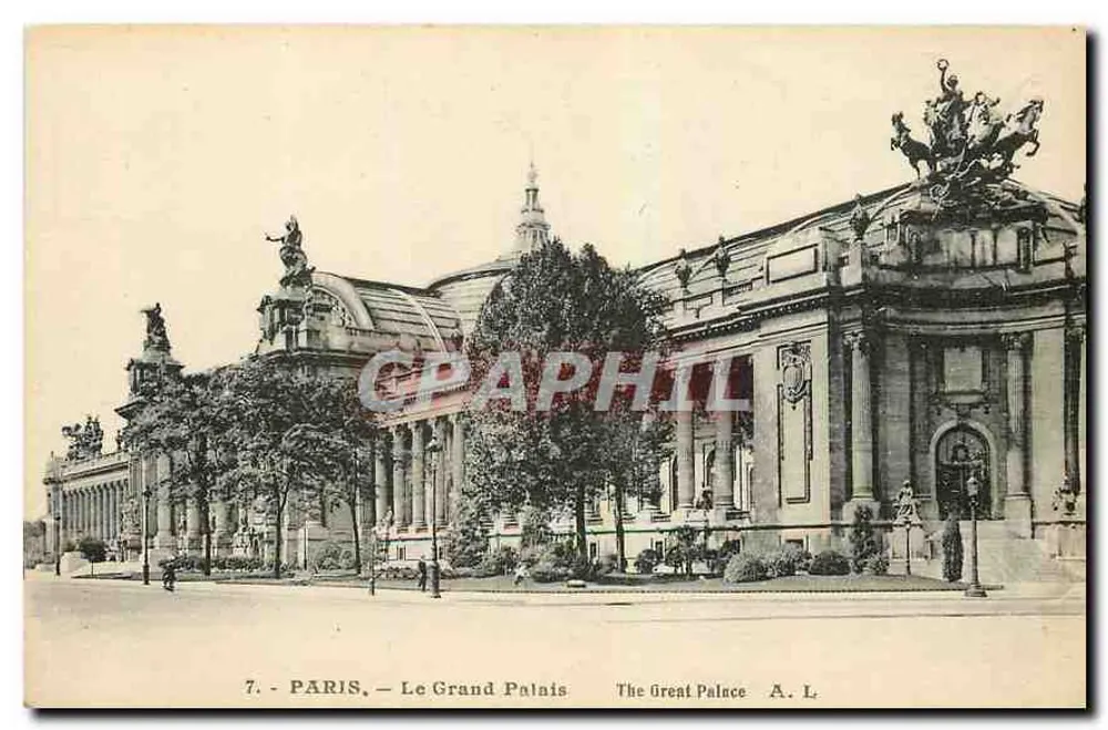 Paris — O Grand Palais — A. L. - Frente