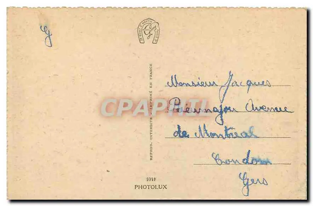 Paris - Place de l'Étoile — Arco do Triunfo — editor Géni - Verso