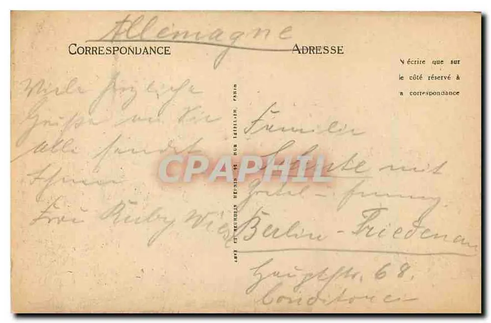 Paris - A Santa Capela - LL, n°782 - Verso