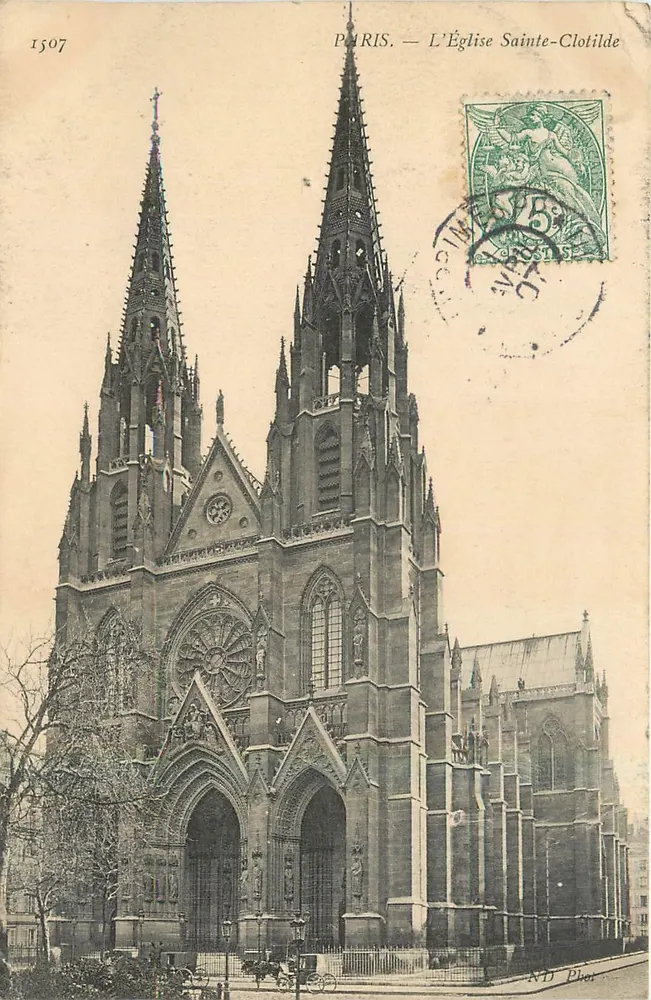 Paris — L'Église Sainte-Clotilde — ND Phot. n°1507 - Frente
