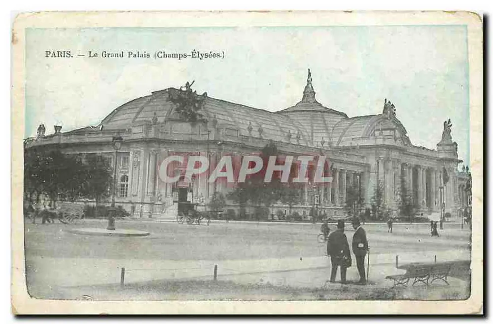 Paris — O Grand Palais (Champs-Élysées.) — J.C. Paris - Frente
