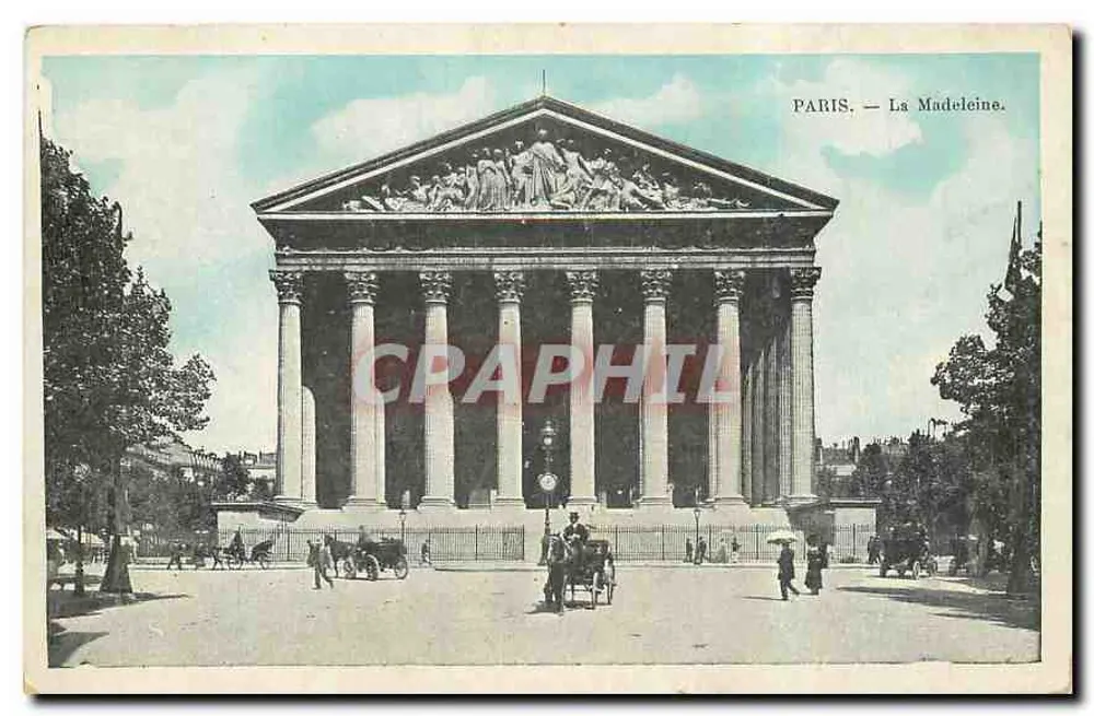 Paryż — La Madeleine — J.C. Paris - Awers